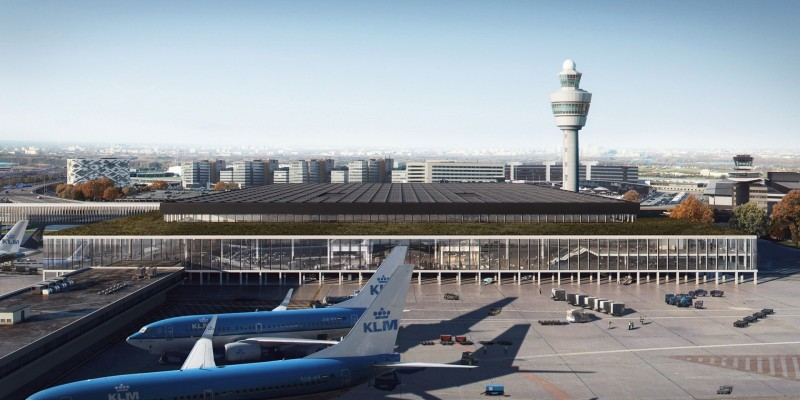 Illustration for article titled Interior Renders of New Schiphol Terminal